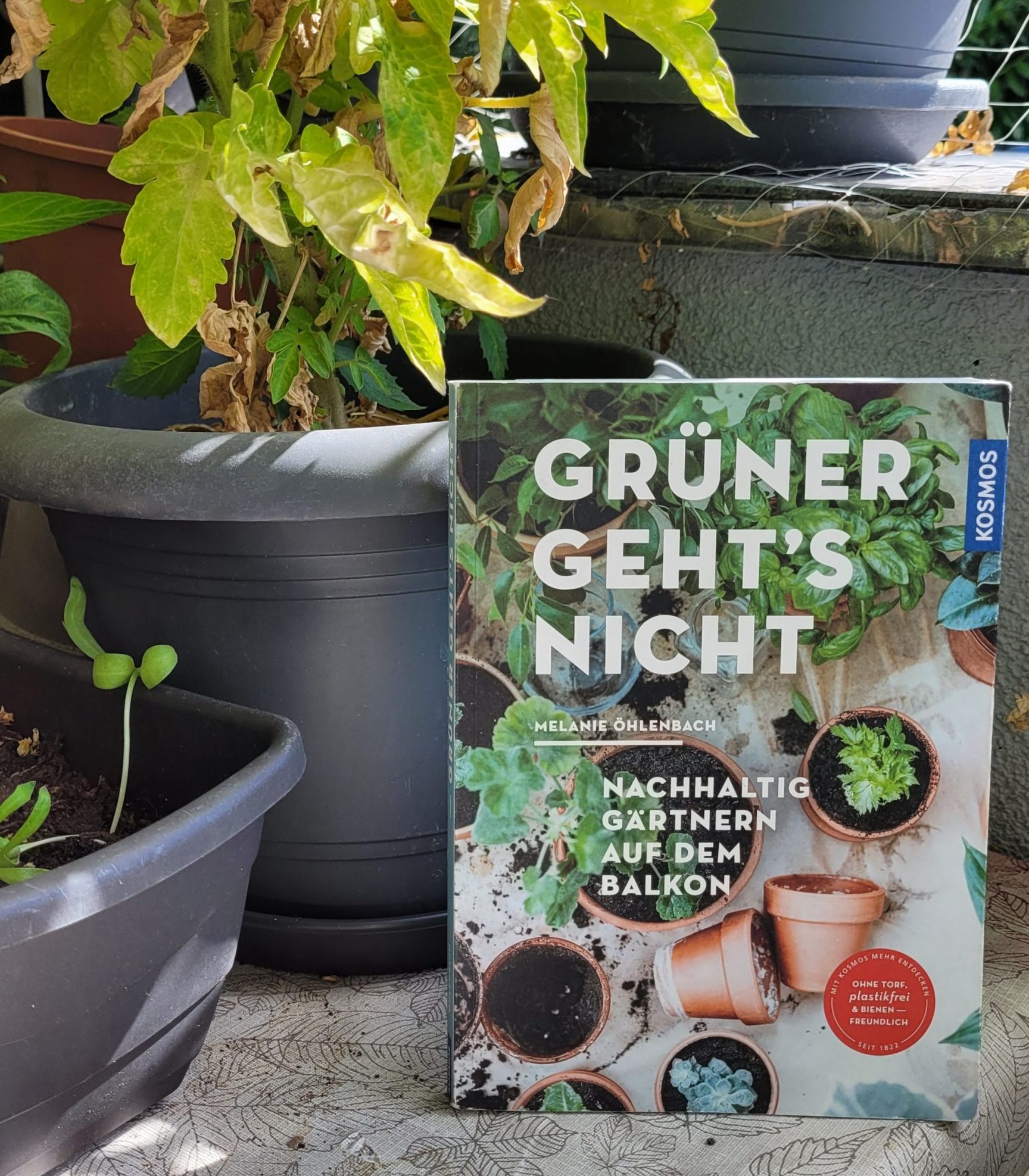 Rezension: „Grüner geht’s nicht. Nachhaltig gärtnern auf dem Balkon“